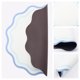 thumbnail image 5 of Juego de 6 Manteles Individuales de Cuero para Decoración de Mesa de Cocina, Lavables, Limpiables, Azul 13.4 pulgadas, 5 of 6