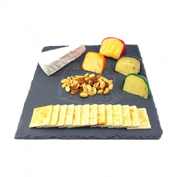 Oem - Tabla Cocktail Coctel Aperitivos Sushi Piedra Pizarra 30cm