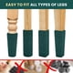 thumbnail image 5 of Calcetines para patas de silla IAMZAY, 16 piezas, fundas elásticas para muebles, 5 of 7