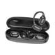 thumbnail image 2 of Auriculares Abiertos Con Micrófono Auricular Para Trabajar Música Teléfonos Inteligentes Negro, 2 of 3