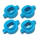 thumbnail image 3 of Paquete De 4 Adaptadores De Conversión De Acoplamiento Para Reemplazo De Coche Zero-Z 1/28 RC Azul, 3 of 3