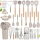 thumbnail image 1 of Juego de utensilios de cocina Home Hero, 44 piezas de silicona con soporte, 1 of 3
