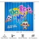 thumbnail image 2 of Do Re Mi-theme 4-Piece Shower Curtain Set with Rugs, Waterproof Bathroom Decor Set Includes Bath Mat, U-Shaped Rug, Toilet Lid Cover and Curtain with Hooks, 2 of 6