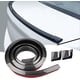 thumbnail image 1 of Tira decorativa universal de fibra de carbono para alerón trasero de coche, sin perforaciones, apta para portón trasero, techo y parachoques (negro carbón), 59 pulgadas, 1 of 6