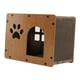 thumbnail image 2 of Casa De Cartón Para Gatos Cartón Corrugado Tama?o 55x29x28cm Para Pad Ejercicio, 2 of 5