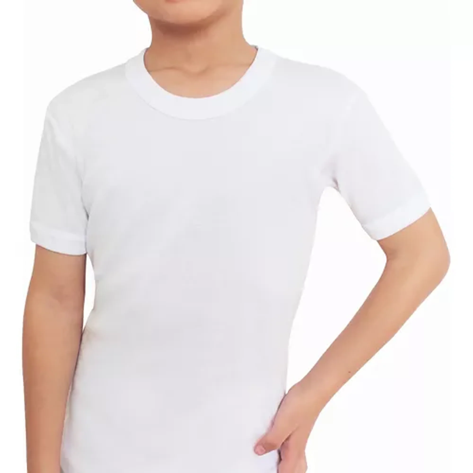 Creaprint - Polera Sublimacion Niño Talla 12 Blanco