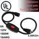 thumbnail image 2 of Cable de extensión Fiabtool 2 m negro con interruptor LED, 2 of 8