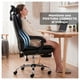thumbnail image 3 of Silla Ergonomica Ejecutiva de Oficina para Escritorio Reclinable Con Apoyapiés negro, 3 of 8