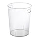 thumbnail image 1 of Cubo De Basura Transparente Cubo De Basura Hogar Sala De Ni?os Organizador Caja Cubo De Hielo 27x21.5cm, 1 of 5