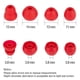 thumbnail image 3 of Almohadillas de silicona WKYMY Powerbeats Pro - Rojo, 4 pares, 3 of 7