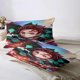 thumbnail image 4 of Demon Slayer Bedding Sets Cartoon Duvet Cover Lightweight 3 Piece Bet Sets for Kids Boys Girls, 4 of 5