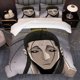 thumbnail image 1 of 3pcs Chinese Style Cold And Stern Man North Sword Jianghu Theme Korean Style Ins Style Printed Bedding Three-Piece Set Duvet Cover Pillowcase Set, 1 of 5