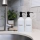 thumbnail image 5 of Set dispensador de jabón para manos y platos de vidrio blanco RM Home, 480 ml, 5 of 6
