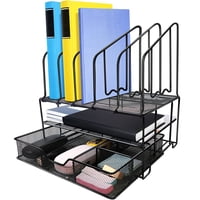 Newo - Organizador De Escritorio Oficina Con Cajón Metálico