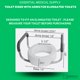 thumbnail image 4 of Elevador de asiento de inodoro Essential Medical Supply alargado, 19 cm, 4 of 7
