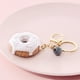 thumbnail image 4 of Llavero con forma de donut de lana, colgante para bolso de coche, llavero para mujer, 4 of 5