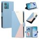 thumbnail image 1 of Funda Tipo Libro para Motorola Edge 40 Neo 5G con Ranuras, Azul Claro, 1 of 6