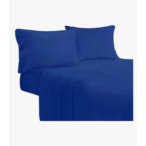 Riqui - Sábana De Polar 2 Plazas Azul