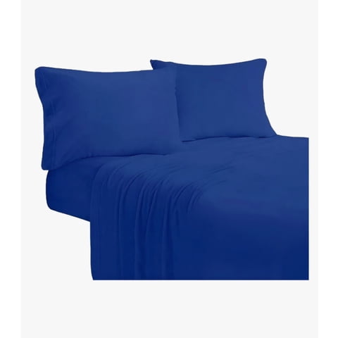 Riqui - Sábana De Polar 2 Plazas Azul