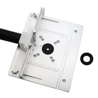 Ioensy - Placa De Inserción De Mesa De Enrutador Placa De Montaje De Mesa De Enrutador De Carpintería De Servicio Pesado Con Respaldo