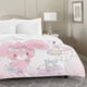 thumbnail image 2 of Pink my bunny melody anime cartoon bedding set Boys Girls kids cotton duvet cover and pillow cases-girls-3 pieces-Queen kawaii anime Bunny, 2 of 5