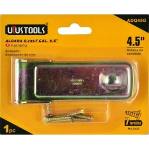 Metalfer - Aldaba Galvanizada Uyustools 4.5 Pulgadas