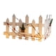 thumbnail image 5 of Valla De Madera Navide?a Para árbol De Navidad, Valla Para Jardín, Interior Y Exterior, Color Blanco, 5 of 5