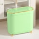 thumbnail image 1 of Bote de basura Aupekro Bathroom de 12 l/3.1 galones con tapa de plástico verde, 1 of 3