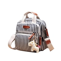 Riqui - Bolsa Mochila Pañalera Rayas