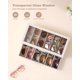 thumbnail image 4 of Caja de almacenamiento de gafas de sol Lolalet con 12 ranuras y 2 capas para mujer, 4 of 7