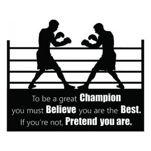 Rienda Libre Graphics - Decomural Be A Great Champion Boxing Ws-42925