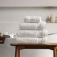thumbnail image 2 of Toalla Sábana de Baño Unika Blanca Karsten 500 gr 86 × 150 cm – Algodón Suave, 2 of 3