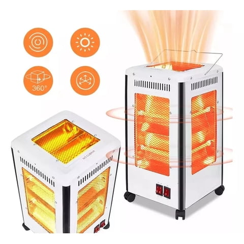 Multicompra - Estufa Cuarzo Calefactor 5 Lados Vertical 2000W