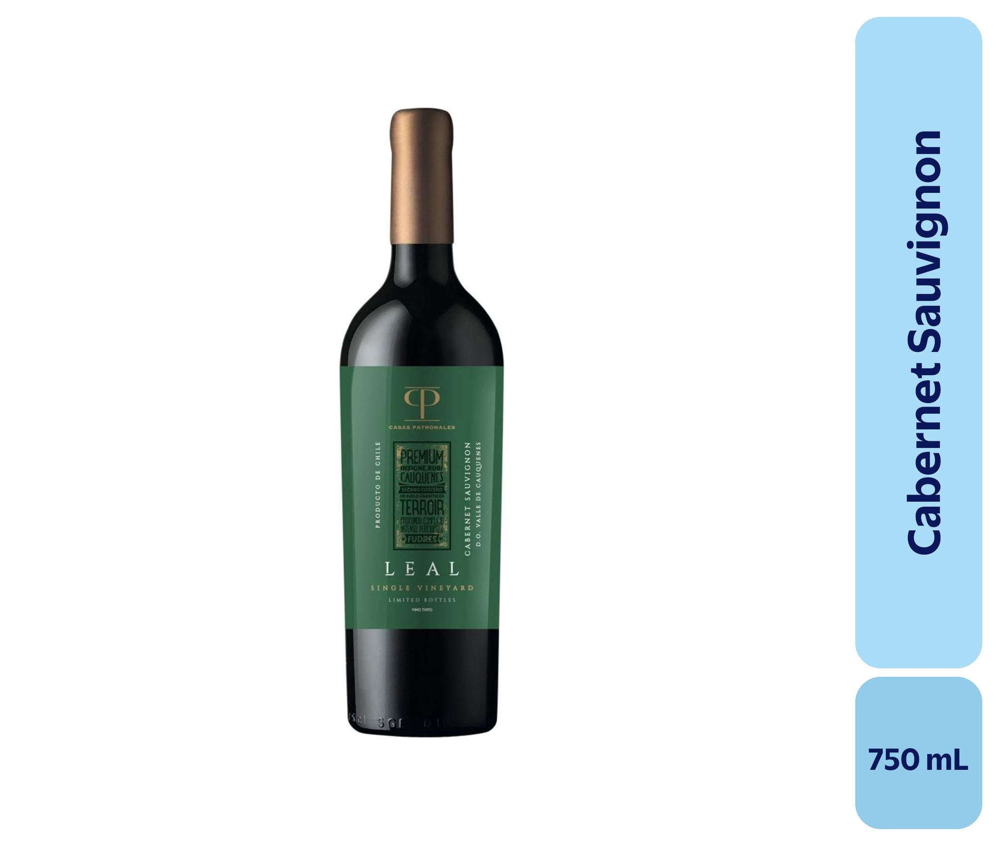 Vino Cabernet Sauvignon Botella 750 mL Casas Patronale