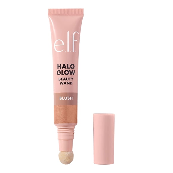 Blush e.l.f. Halo Glow Beauty Wand Liquid con escualano vegano