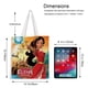 thumbnail image 5 of Elena de Avalor Bolso de tela con estampado de lienzo para mujer, bolsa de compras reutilizable y estética, con cremallera interior, regalo para mujer, 35 × 40 cm., 5 of 6