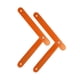 thumbnail image 4 of 2x Accesorio De Bisagra Para Escalera De Tijera Plegable Kit De Reemplazo De Barra De Amarre Para Escaleras De Tijera Naranja, 4 of 5