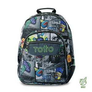 Mochila Escolar Notebook 14"" Rayol Negra Totto
