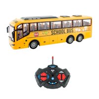 Bothyi - 1:30 Escala Radio Control Remoto Bus 27Mhz Para Niños Niños Regalos De Cumpleaños Amarillo