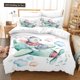 thumbnail image 1 of v1188 Bed Sheets Cartoon Rabbit Duvet Cover Set Wild Animals Theme Bedding Set For Kids Boy Girl Bedroom Decor Polyester Comforter Cover 3-Piece Bedding Set (1 Duvet Cover + 2 Pillow Shams) Bed Sheets, 1 of 5