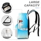 thumbnail image 4 of Pingu-theme Backpack, Campus style schoolbag Bookbag with Adjustable Shoulder Straps And Large Zip Compartment, Unisex Travel Bags.42x30x15cm, 4 of 6