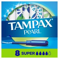 Tampones Absorventes Pearl Super 8 Un Tampax