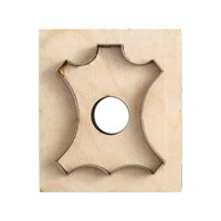 Magideal - Troquelador De Material Cuero, Hoja De Material Acero Japonesa, Para Cuchillo De Material Cuero, Plantilla Colgante, Herramienta De Material Cuero, Troqueles De Para Cortar L 72X60Mm