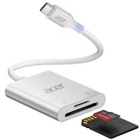 Lector De Tarjetas Sd Acer Usb-C Doble Ranura Aluminio Plata