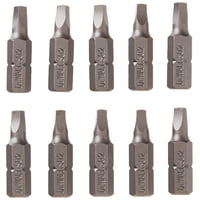 Juego De Puntas De Brocas Dewalt Dw2202B10 #2 Con Hueco Cuadrado De 1 Pulgada (Paquete De 10)