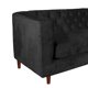thumbnail image 2 of Sofa Brescia 3c Tela Velvet Vivian Negro, 2 of 4