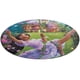 thumbnail image 1 of Alfombra Redonda Isabella de Encanto Felpa Coral 60cm, 1 of 6