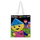thumbnail image 1 of Charlie's Colorforms City Bolso de tela con estampado de lienzo para mujer, bolsa de compras reutilizable y estética, con cremallera interior, regalo para mujer,40*45cm., 1 of 6