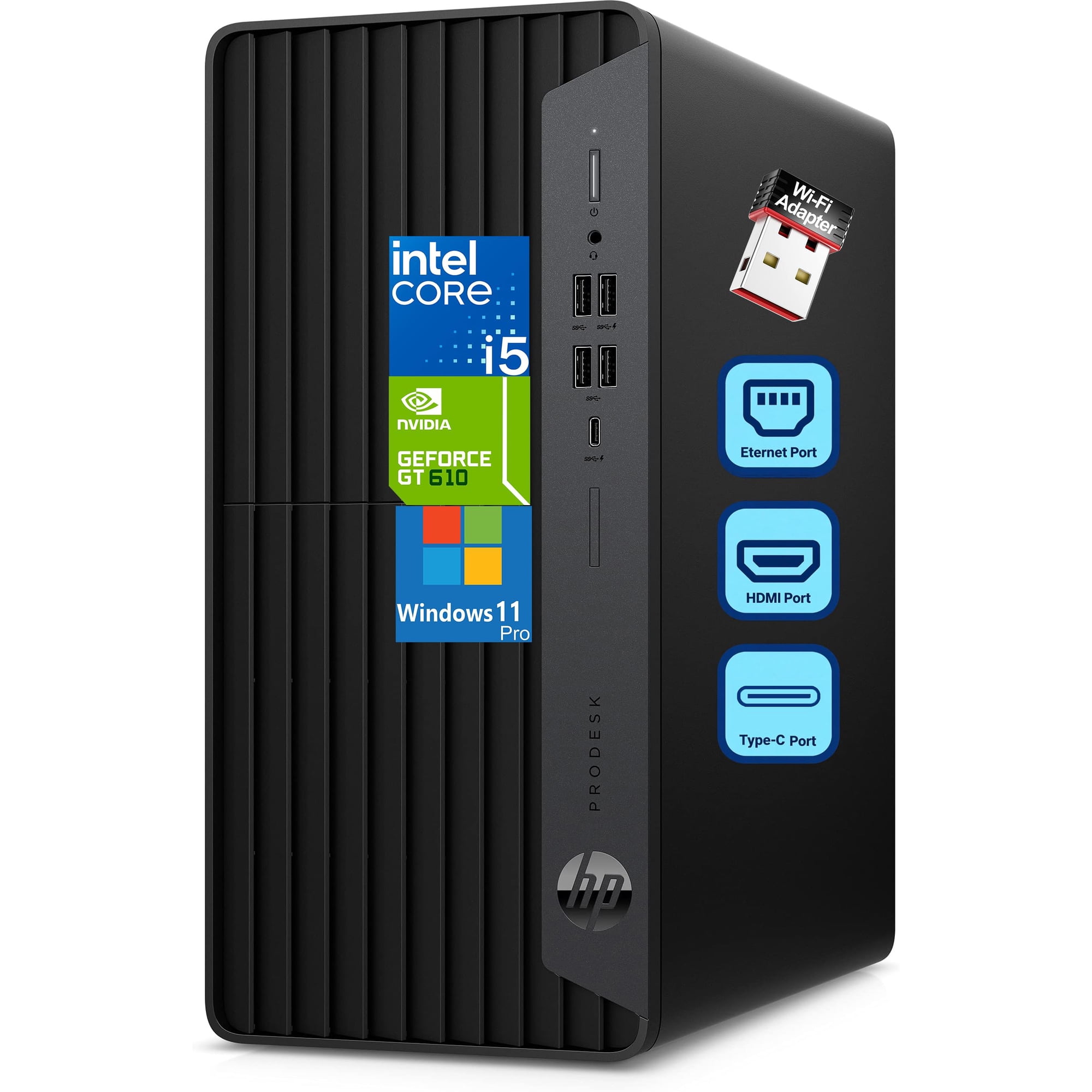 Computadora de escritorio HP ProDesk 600 Microtower i5-10400F 8 GB