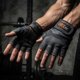 thumbnail image 3 of Orxfit Guantes Grabs Gimnasio Pesas Orxfit Hombre Color Black Camo Liso, 3 of 3